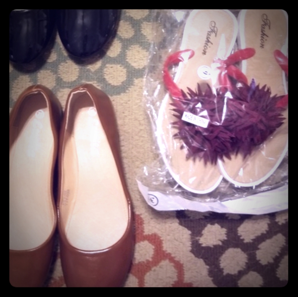 size 7.5 flats & wedges